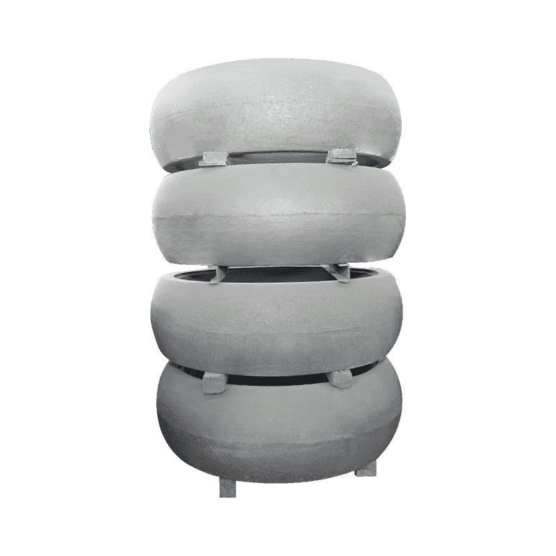 Vysoká chrómová objímka pre nárazový drvič