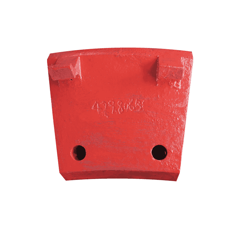 Čeľusťový drvič s vysokým obsahom mangánovej ocele bočný kryt